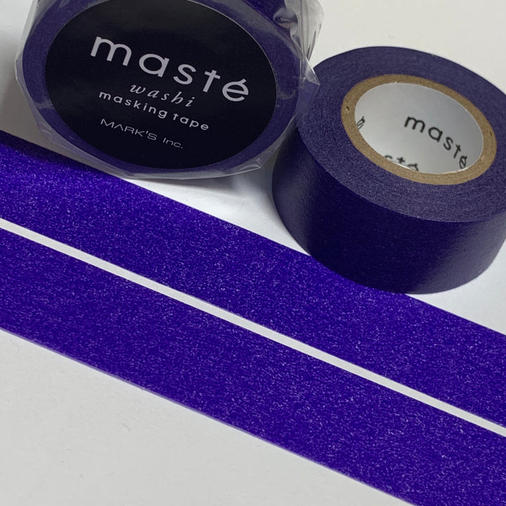 BRIGHT TRUE PURPLE Maste Washi Tape ~ 1 Roll ~ 15mm x 7m (23 Feet)