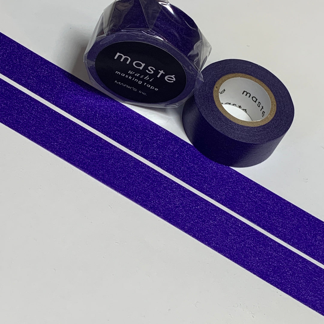 BRIGHT TRUE PURPLE Maste Washi Tape ~ 1 Roll ~ 15mm x 7m (23 Feet)