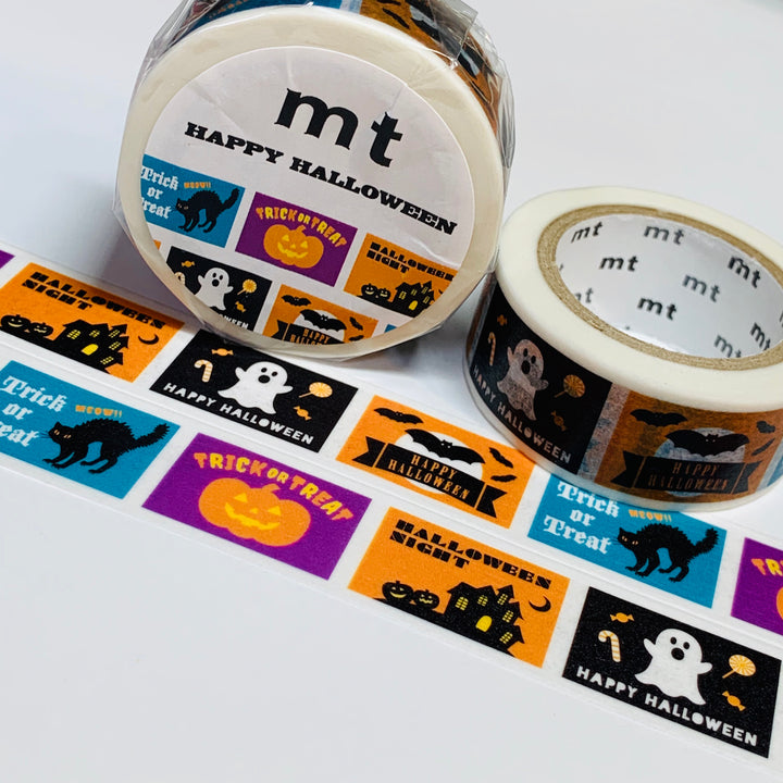 HAPPY HALLOWEEN ANTHEMS Mt Washi Tape ~ 1 Roll ~ 18mm x 7m (23 Feet)