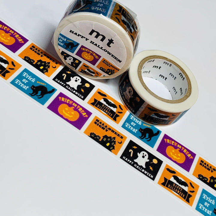 HAPPY HALLOWEEN ANTHEMS Mt Washi Tape ~ 1 Roll ~ 18mm x 7m (23 Feet)