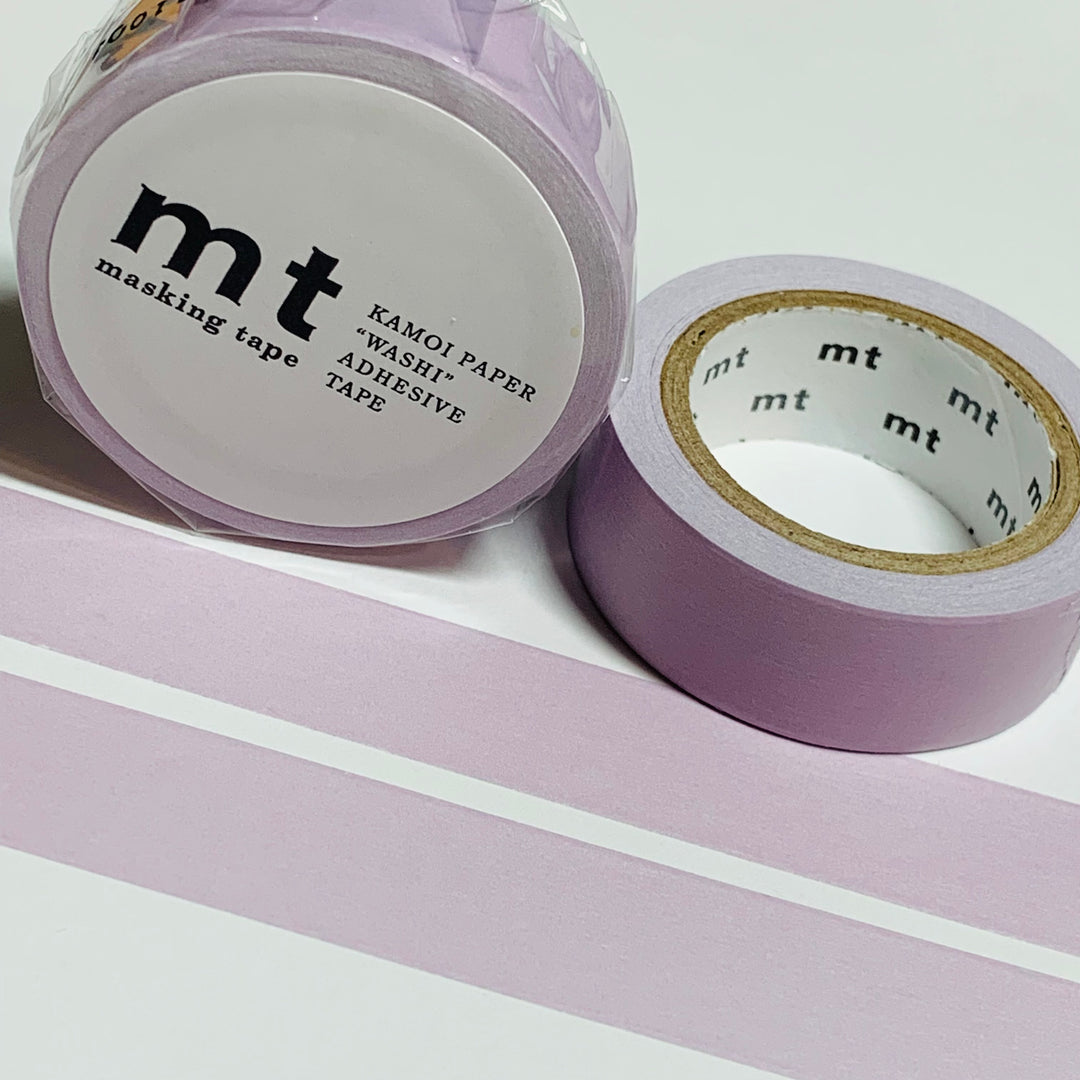 PASTEL RASPBERRY PURPLE Solid Matte Mt Washi Tape ~ 1 Roll ~ 15mm x 7m (23 Feet)