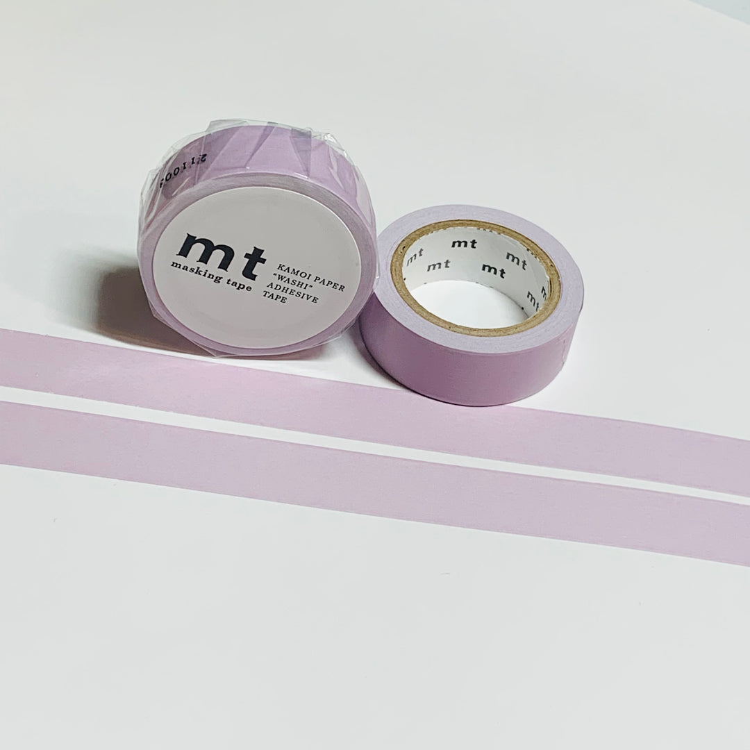 PASTEL RASPBERRY PURPLE Solid Matte Mt Washi Tape ~ 1 Roll ~ 15mm x 7m (23 Feet)