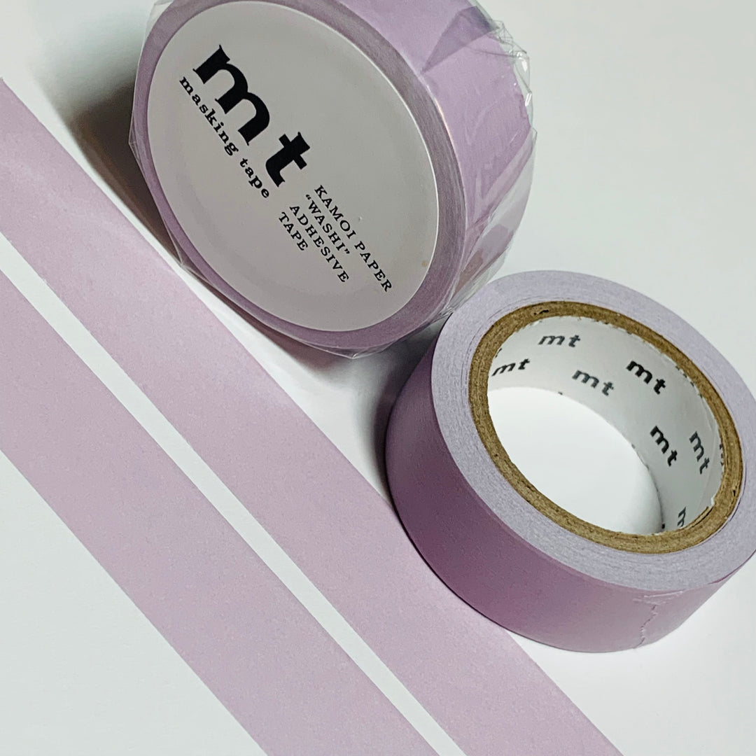 PASTEL RASPBERRY PURPLE Solid Matte Mt Washi Tape ~ 1 Roll ~ 15mm x 7m (23 Feet)