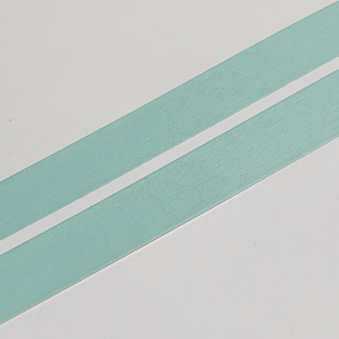 PASTEL TURQUOISE BLUE Solid Matte Mt Washi Tape ~ 1 Roll ~ 15mm x 7m (23 Feet)