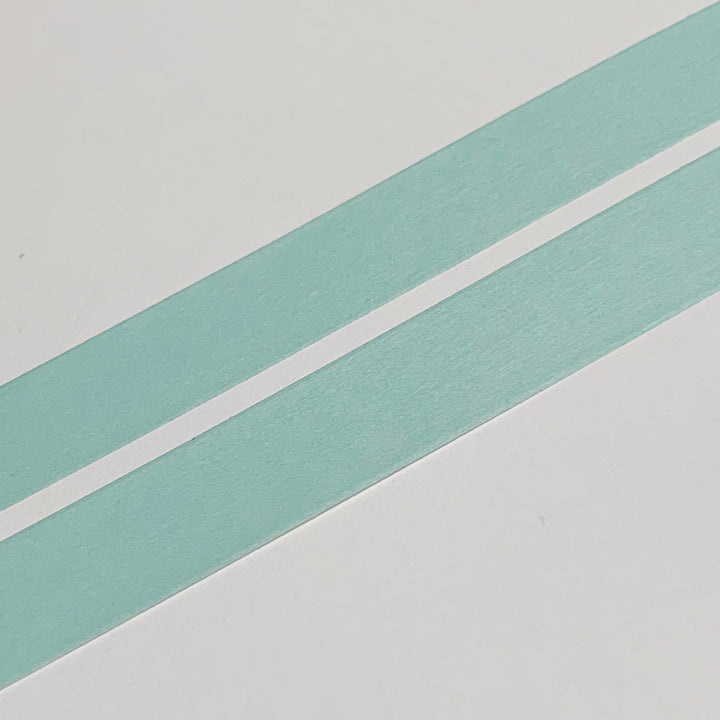 PASTEL TURQUOISE BLUE Solid Matte Mt Washi Tape ~ 1 Roll ~ 15mm x 7m (23 Feet)