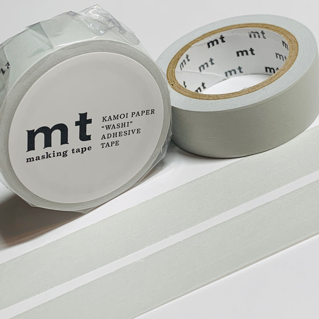 PASTEL PEARL GRAY Solid Matte Mt Washi Tape ~ 1 Roll ~ 15mm x 7m (23 Feet)