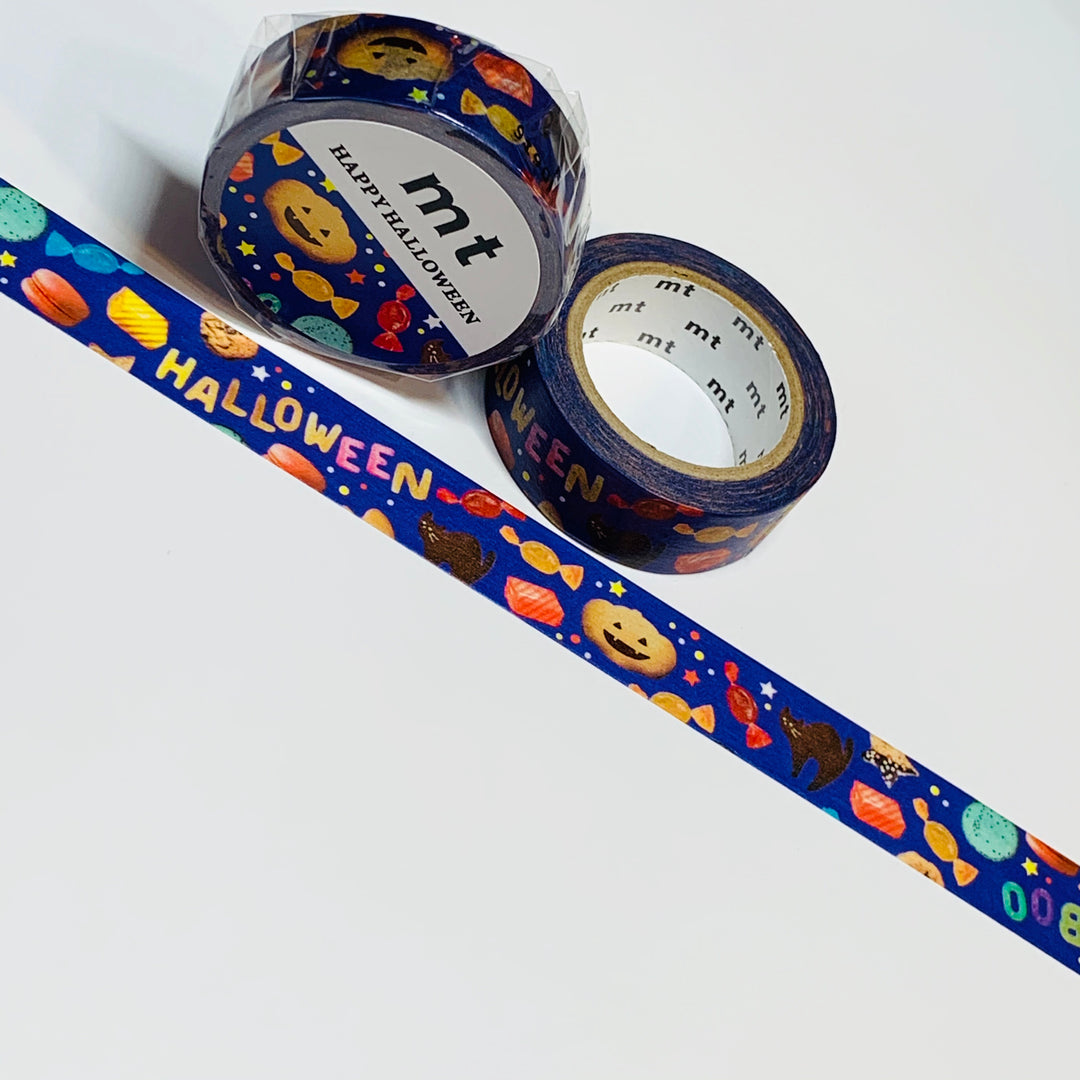 HALLOWEEN CANDY & SNACKS Mt Washi Tape ~ 1 Roll ~ 15mm x 7m (23 Feet)