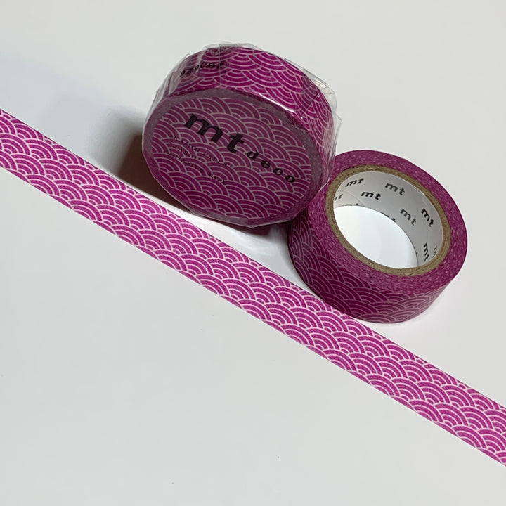 BRIGHT RASPBERRY MERMAID Tail MT Washi Tape - 1 Roll - 15mm x 7m (23 feet)