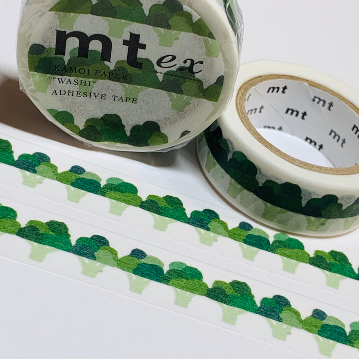 EAT YOUR BROCCOLI Mt Washi Tape - 1 Roll  - 15mm x 7m (23 Feet)