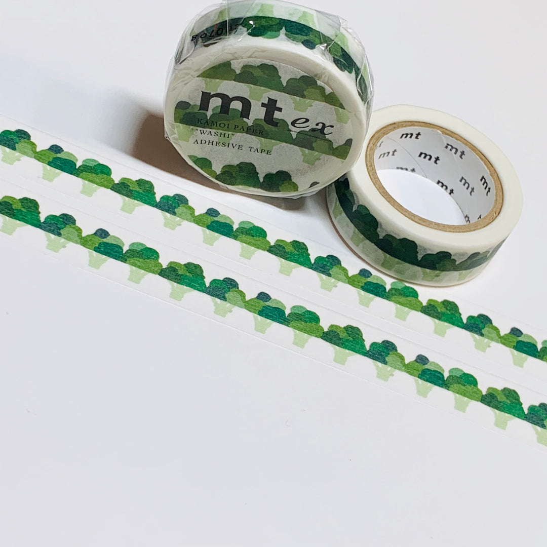 EAT YOUR BROCCOLI Mt Washi Tape - 1 Roll  - 15mm x 7m (23 Feet)