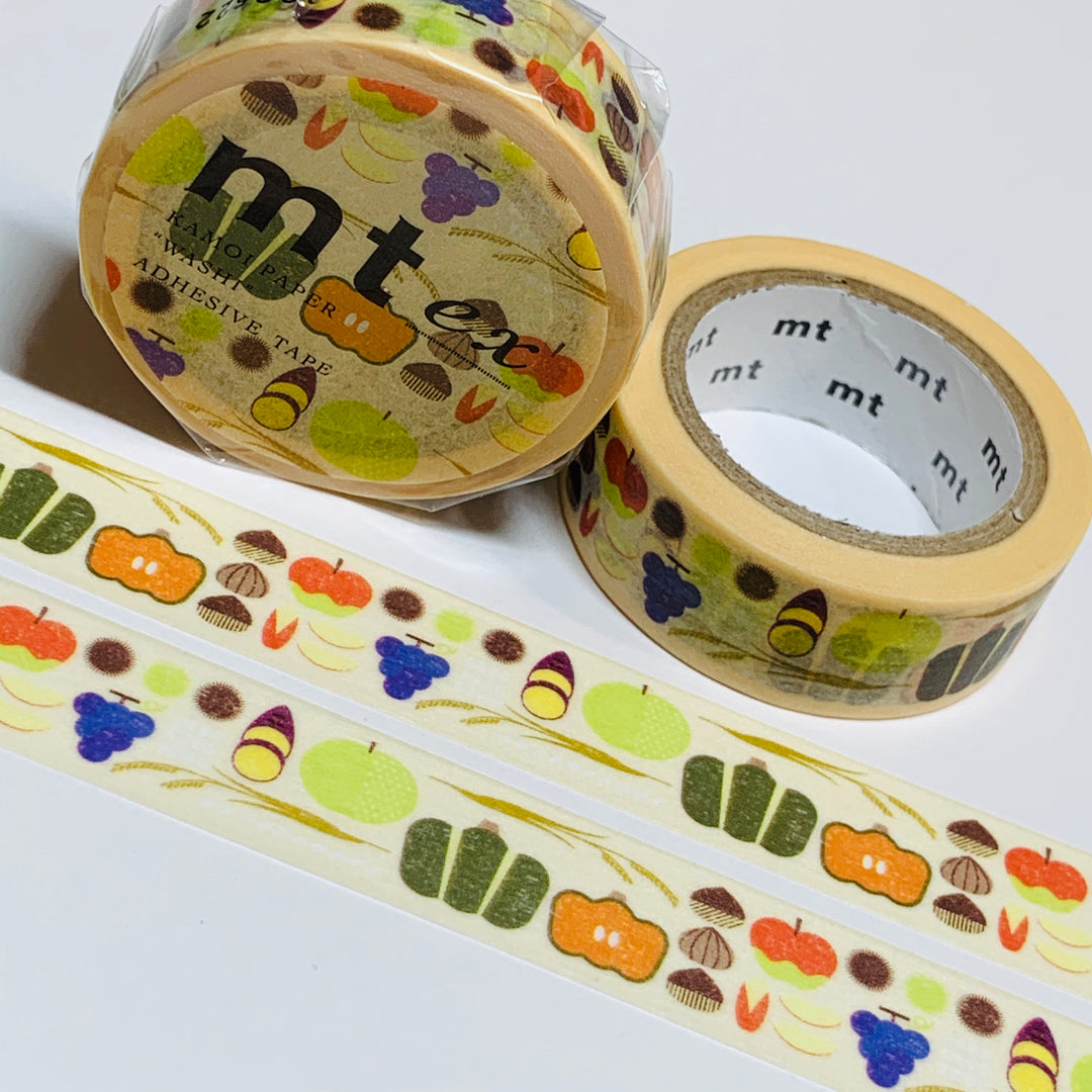 FRUIT STAND MARKET Mt Washi Tape - 1 Roll  - 15mm x 7m (23 Feet)