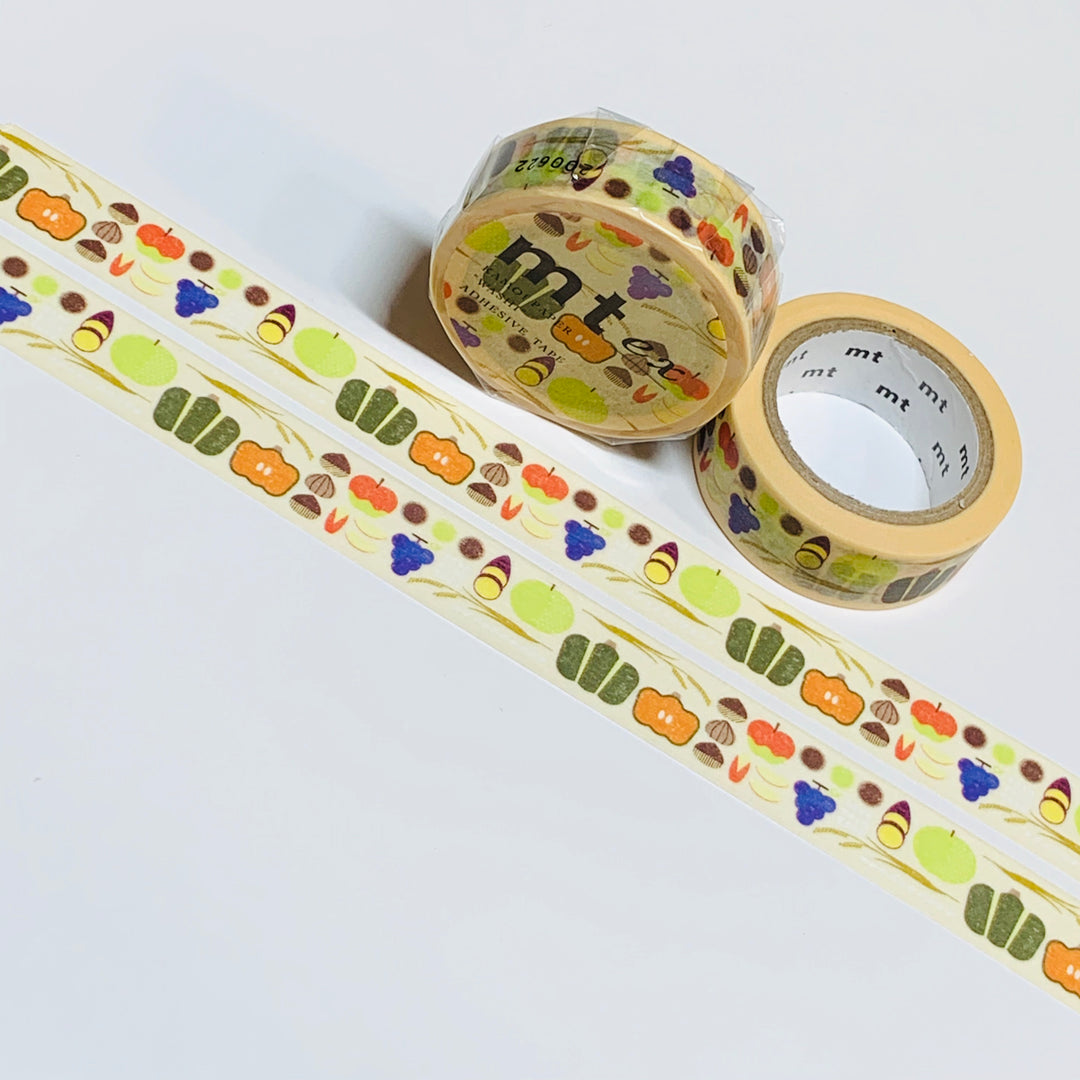 FRUIT STAND MARKET Mt Washi Tape - 1 Roll  - 15mm x 7m (23 Feet)