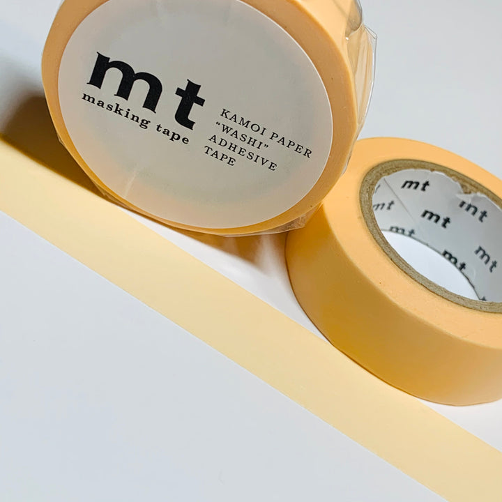 PASTEL PEACHY ORANGE Solid Matte Mt Washi Tape ~ 1 Roll ~ 15mm x 10m (33 Feet)