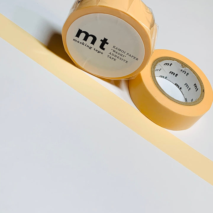 PASTEL PEACHY ORANGE Solid Matte Mt Washi Tape ~ 1 Roll ~ 15mm x 10m (33 Feet)