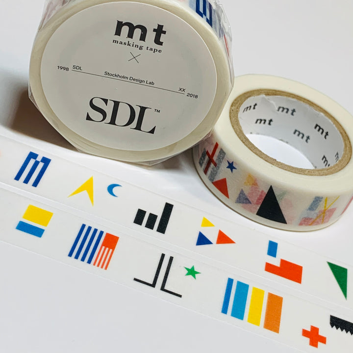 MAKING WORLDS SHAPES (Stockholm Design Lab) Mt Washi Tape ~ 1 Roll ~ 15mm x 10m (33 Feet)