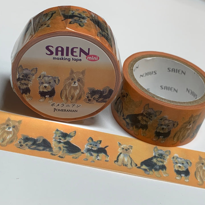 POMERANIAN With PERSONALITY Dog Saien Silky Washi Tape ~ 1 Roll ~ 20mm x 4m (13 Feet)