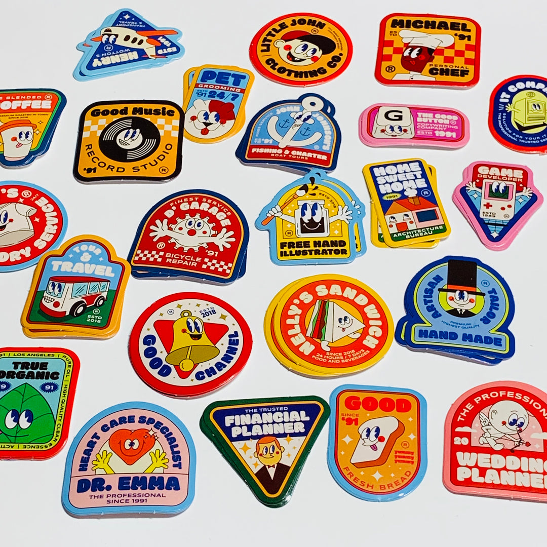 SCHOOL CAREER DAY Peelable Stickers  ~ 46 Pieces ~ 38mm Each