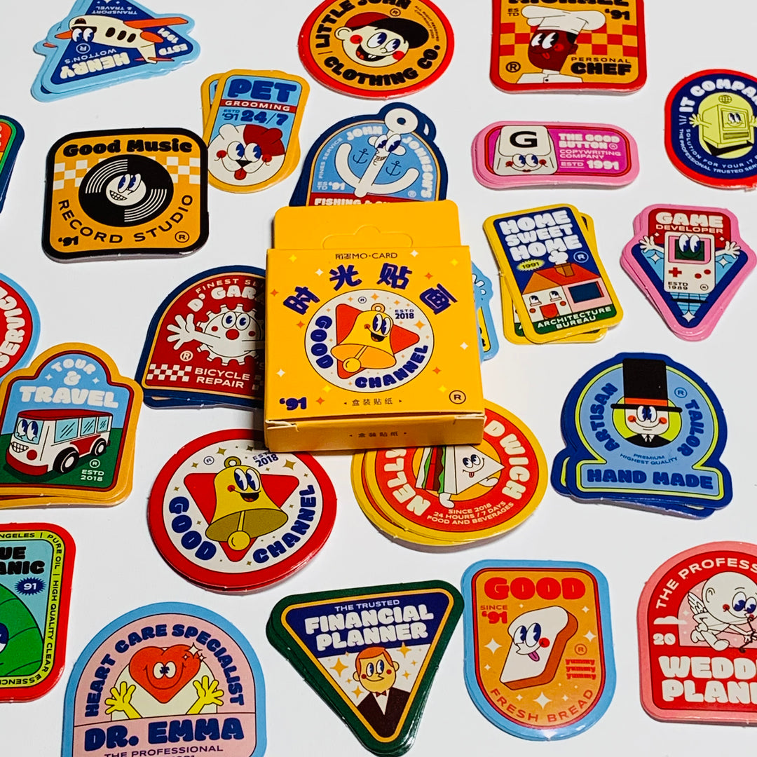 SCHOOL CAREER DAY Peelable Stickers  ~ 46 Pieces ~ 38mm Each