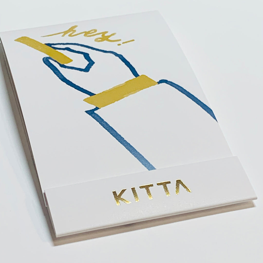 KITTA GOLD FLAME Embossed Washi Strips by Hitotoki In Matchbook ~ 30 Strips (3 Designs/10 Strips Each) ~ 3/4 x 2 Inches