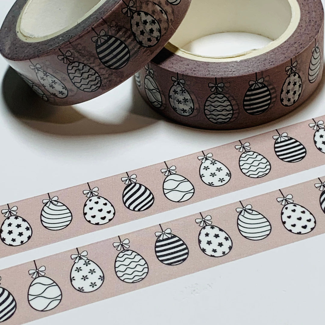 DANGLING EASTER EGG Garland Washi Tape - 1 Roll - 15mm x 10m (33 Feet)