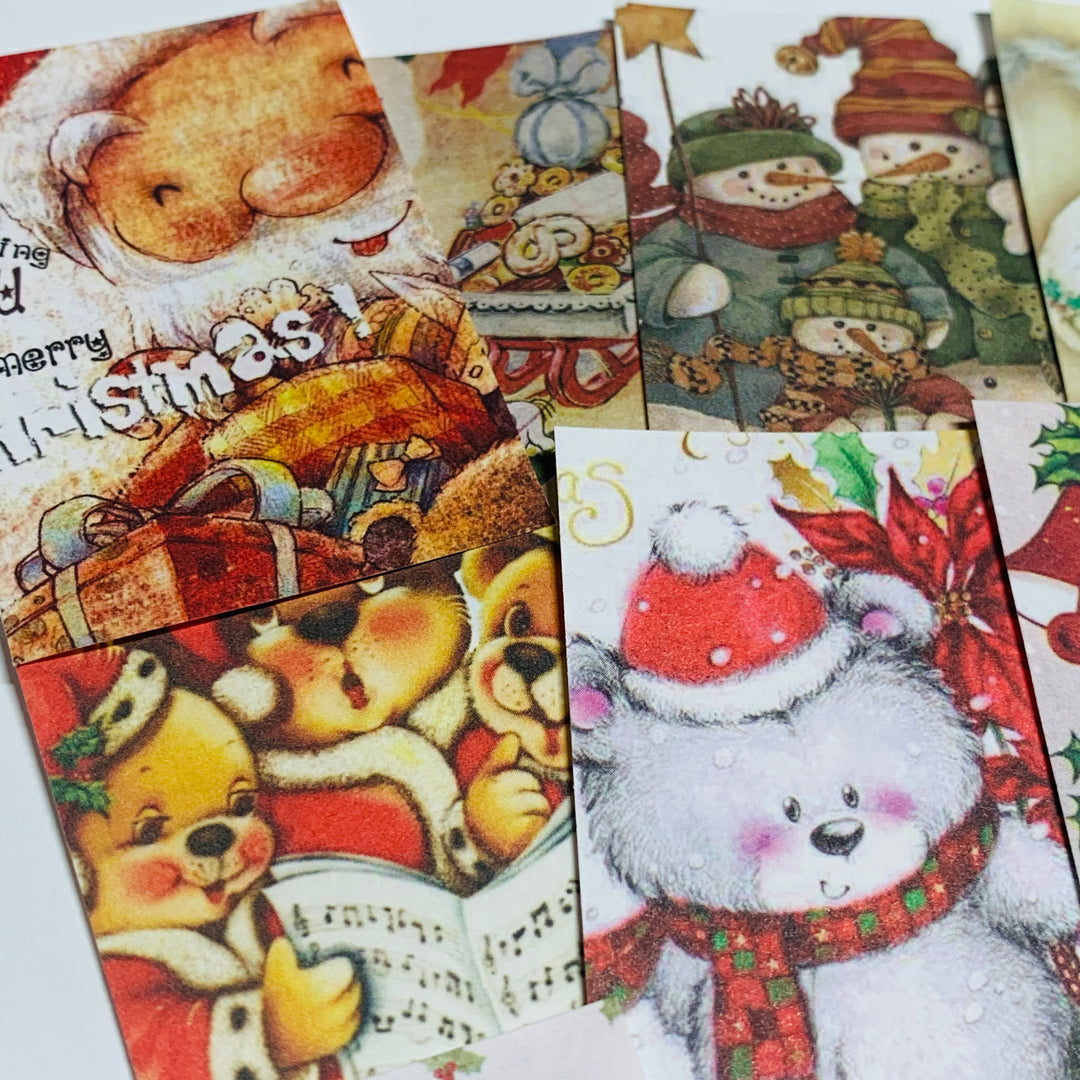 CHRISTMAS STORY MEETING Booklet of Ephemera Sheets ~ 100 Sheets ~ 1.5 x 2.5 Inches