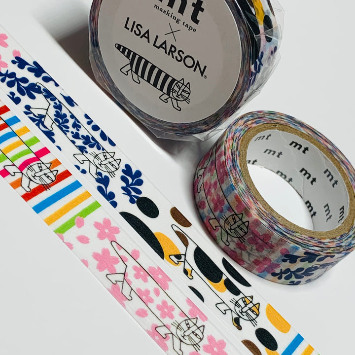 MIKEY PATTERNED CAT By LISA Larson Mt Washi Tape ~ 1 Roll ~ 15mm x 7m (23 Feet)