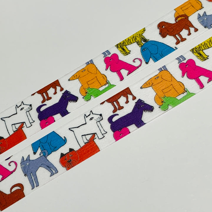 COLORFUL DOGS By LISA Larson MT Washi Tape - 1 Roll