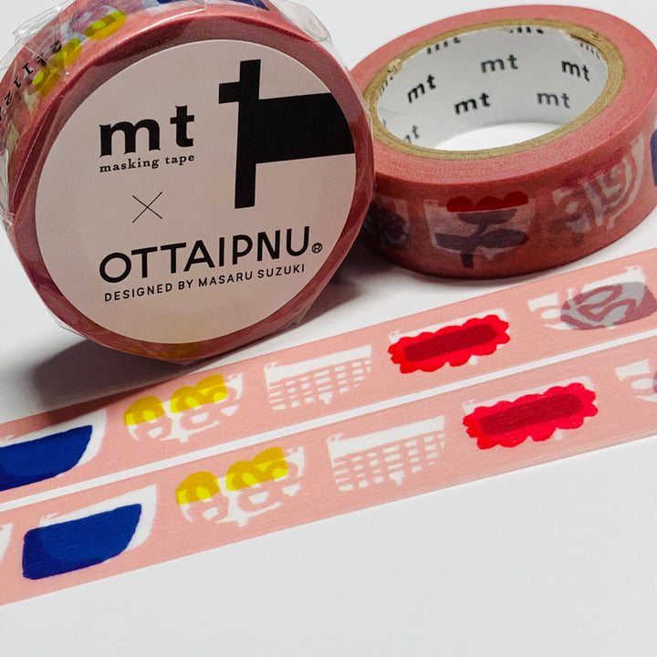 BIRDSONG ABSTRACT BIRDS OTTAIPNU Designed By Masaru Suzuki For MT Washi Tape - 1 Roll