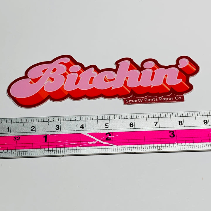 BITCHIN' SLANG POP CULTURE Smarty Pants Vinyl Sticker ~ 1 Piece ~ 1 x 3.25 Inches