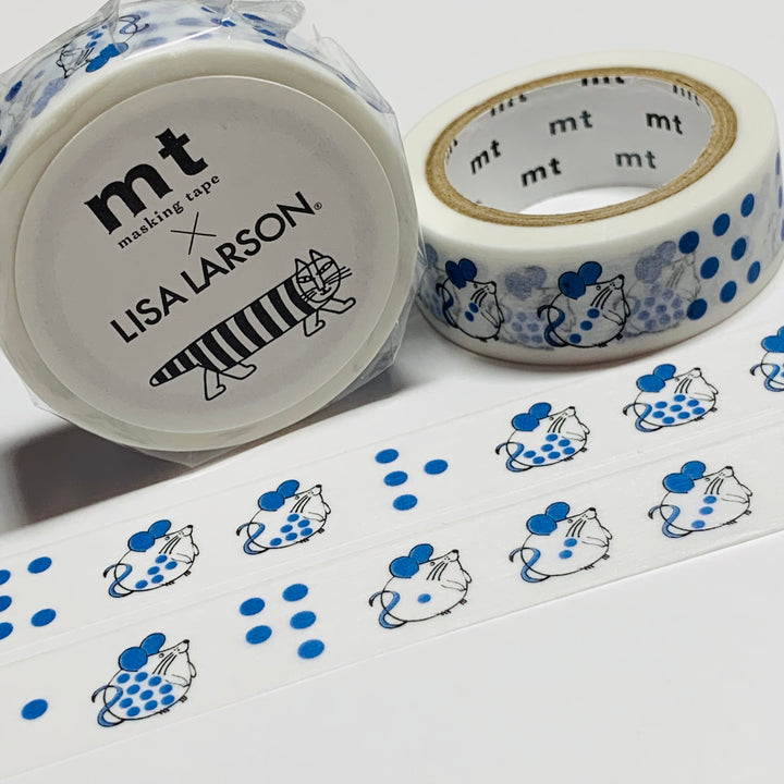 MOLLY The DOMINO MOUSE By LISA Larson Mt Washi Tape ~ 1 Roll ~ 15mm x 7m (23 Feet)