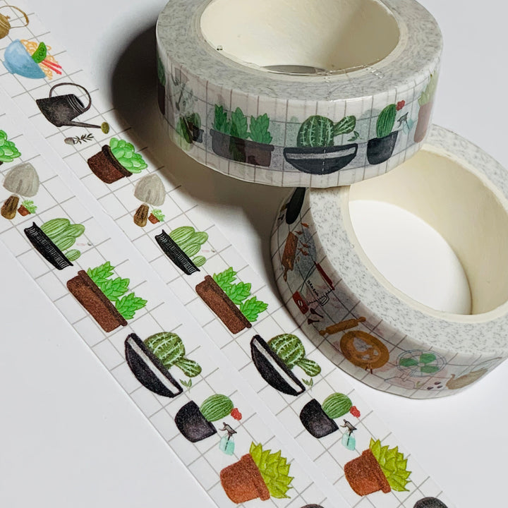 HOMESTEADING & PLANTING TOOLS Washi Tape ~ 1 Roll ~ 15mm x 10m (33 Feet)