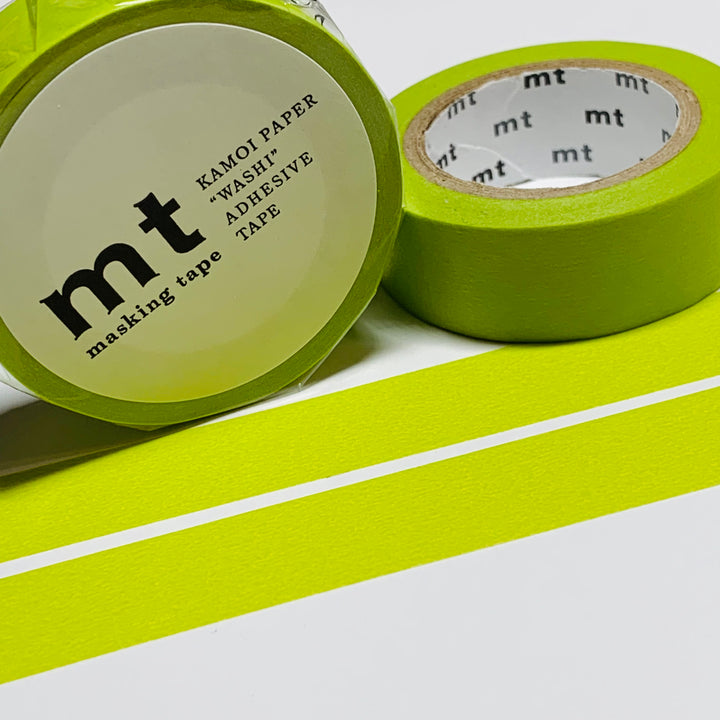 PUCE GREEN WAKANAE Solid Matte Mt Washi Tape ~ 1 Roll ~ 15mm x 10m (33 Feet)