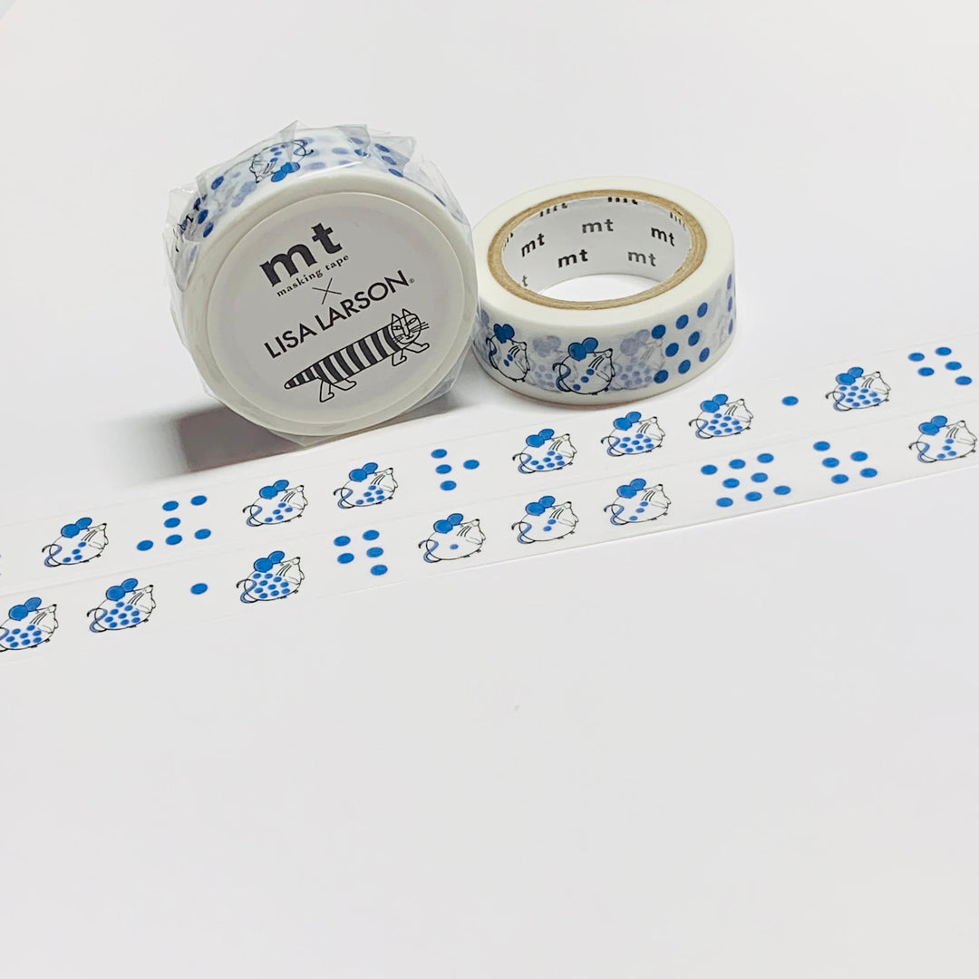 MOLLY The DOMINO MOUSE By LISA Larson Mt Washi Tape ~ 1 Roll ~ 15mm x 7m (23 Feet)