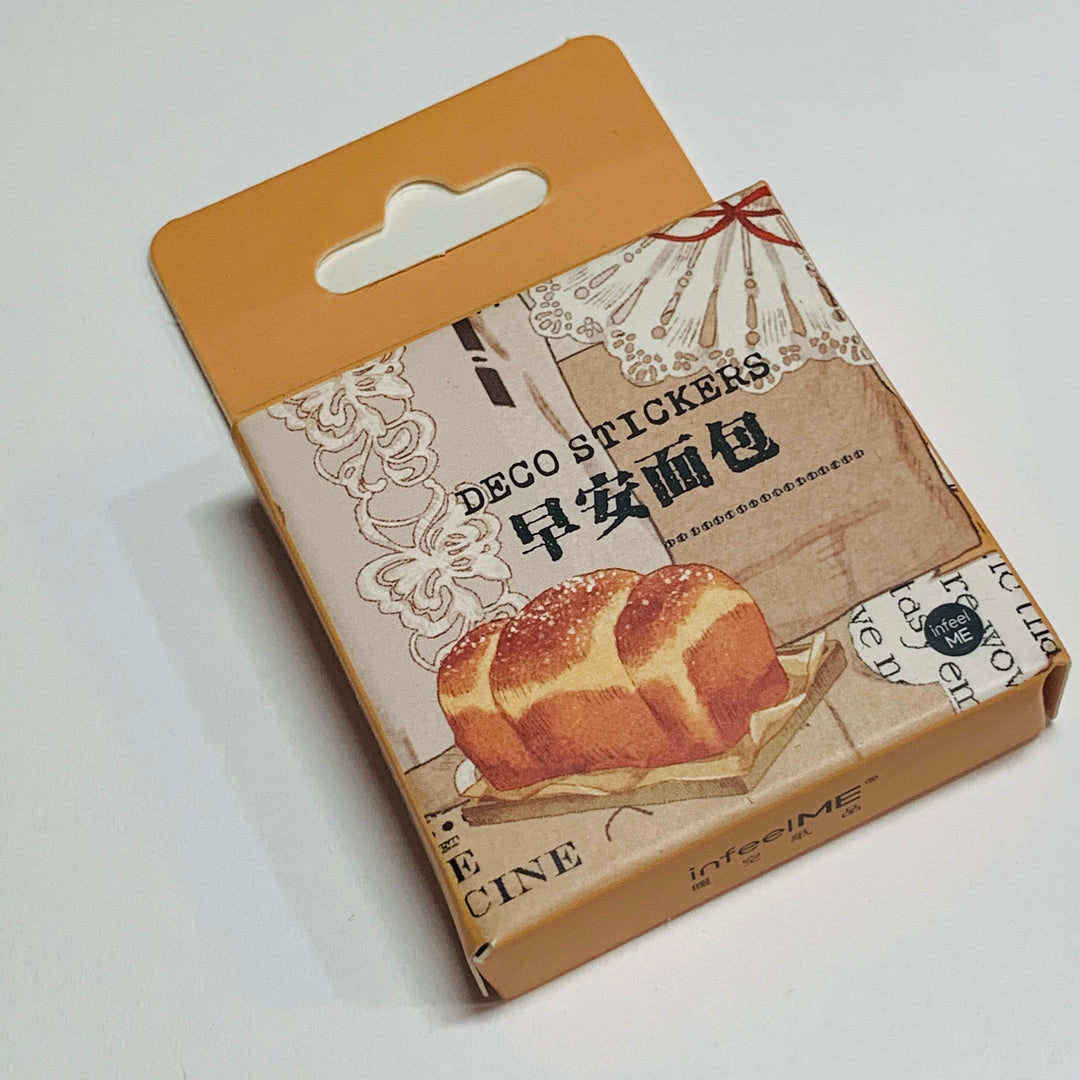 MORNING PASTRIES For BREAD LOVER'S Peelable Stickers  ~ 46 Pieces ~ 44mm