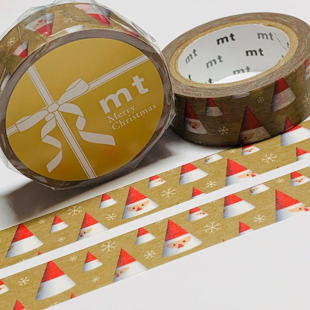 SANTA ORNAMENTS CHRISTMAS MT Washi Tape ~ 1 Roll ~ 15mm x 7m (23 Feet)