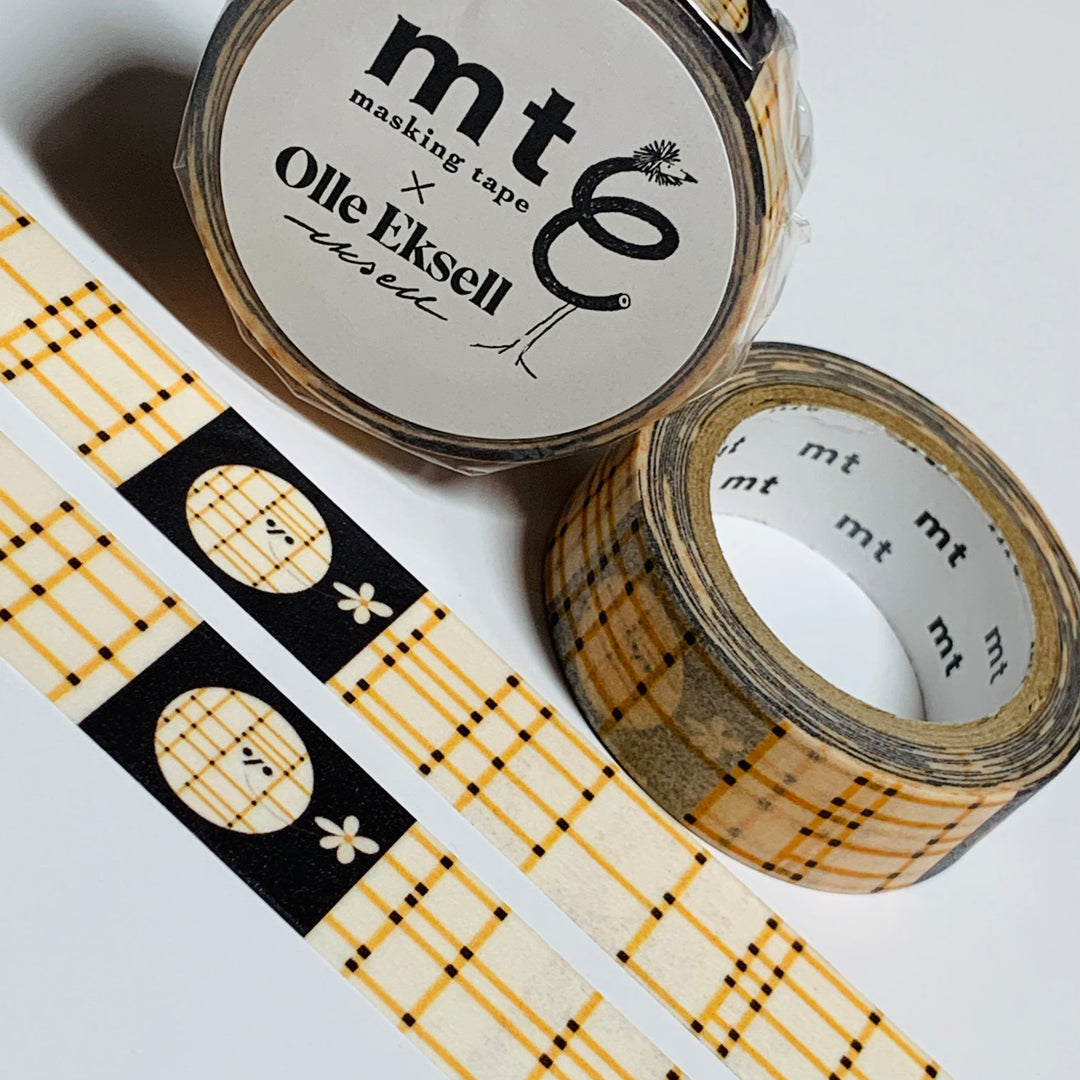 CROSSED LINES Designed by Olle Eksell For Mt Washi Tape - 1 Roll - 15mm x 7m (23 Feet)