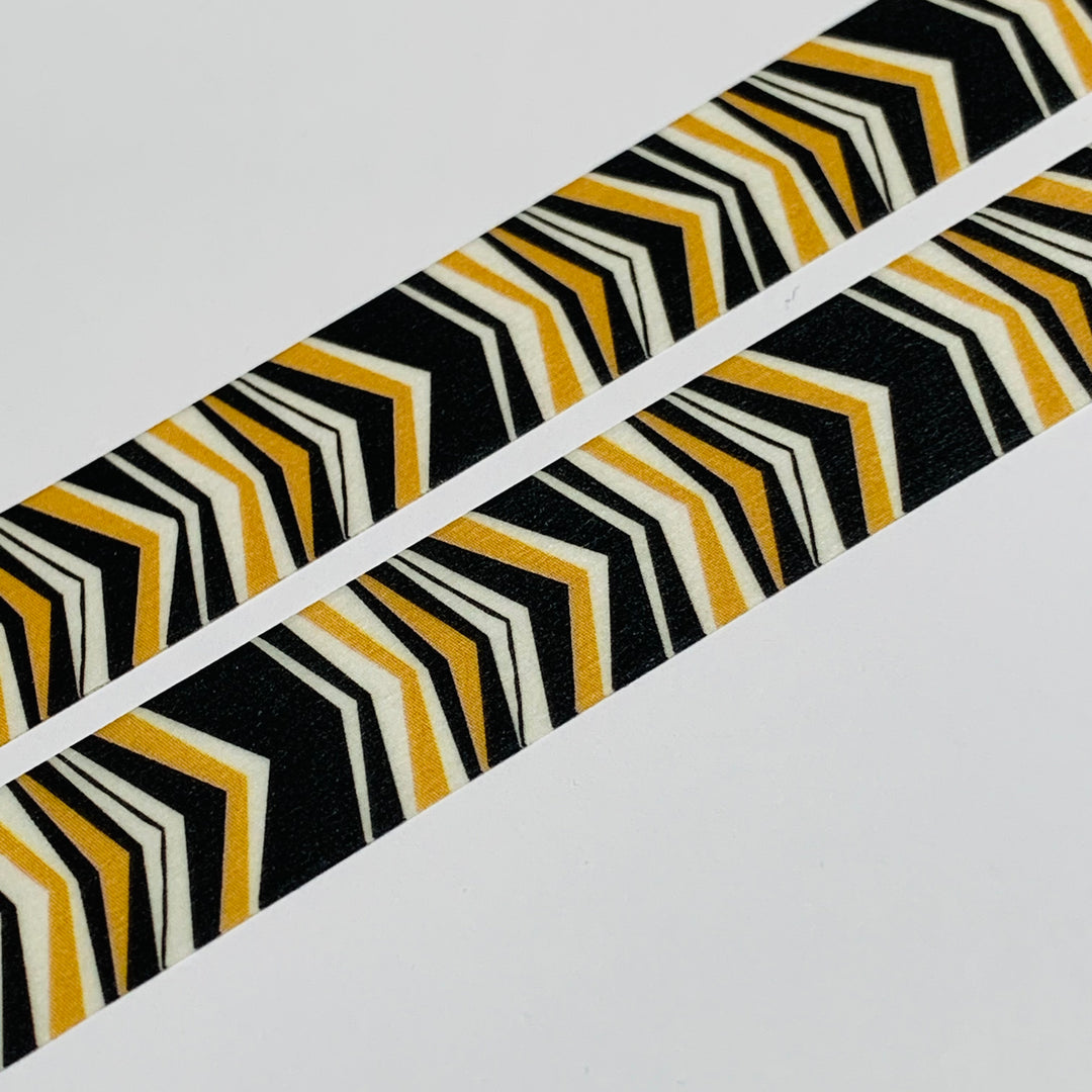 BLACK & GOLDENROD ARROWS Designed by Olle Eksell For MT Washi Tape - 1 Roll