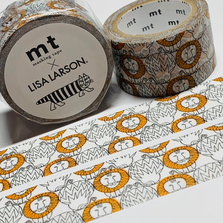 SKETCHED LION MANE By LISA Larson Mt Washi Tape ~ 1 Roll ~ 25mm x 7m (23 Feet)