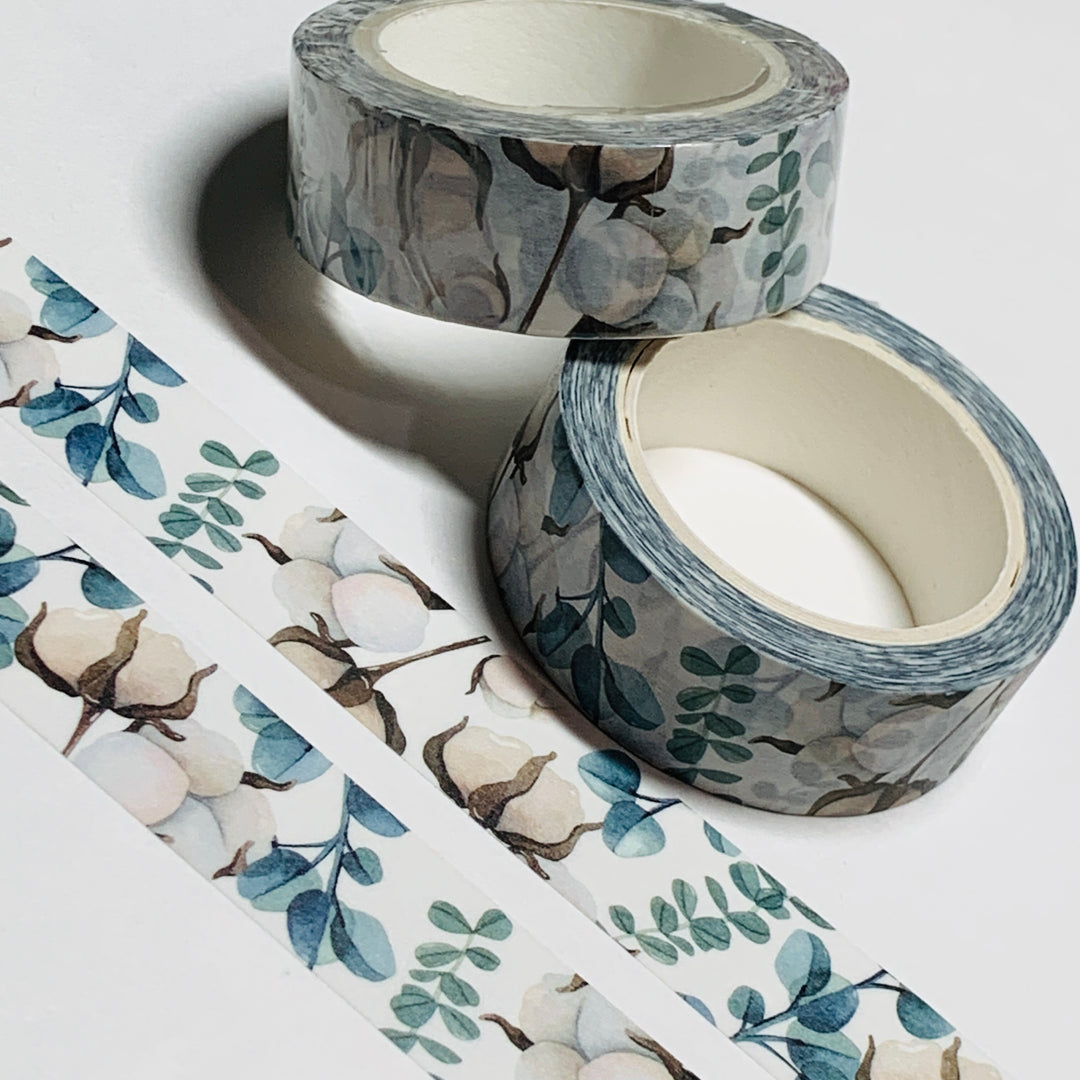 COTTONWOOD And EUCALYPTUS TREES Washi Tape ~ 1 Roll ~ 15mm x 10m