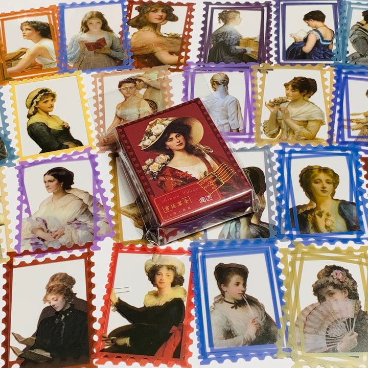 GORGEOUS LADIES Of LEISURE Acrylic Transparency Stamp Sheets ~ 50 Sheets ~ 1.5 x 2.35 Inches