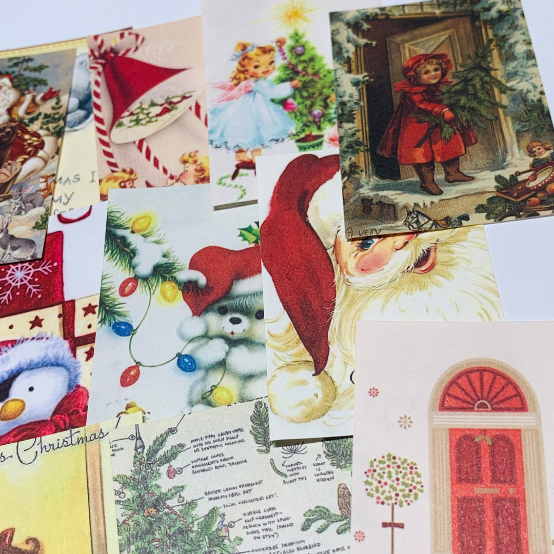 CHRISTMAS STORY MEETING Booklet of Ephemera Sheets ~ 100 Sheets ~ 1.5 x 2.5 Inches