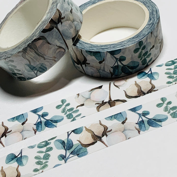 COTTONWOOD And EUCALYPTUS TREES Washi Tape ~ 1 Roll ~ 15mm x 10m