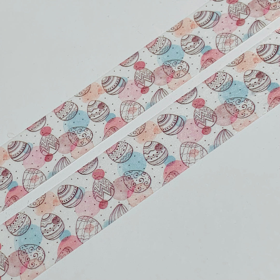 DOUBLE EXPOSER EASTER EGGS Washi Tape - 1 Roll - 15mm x 10m (33 Feet)