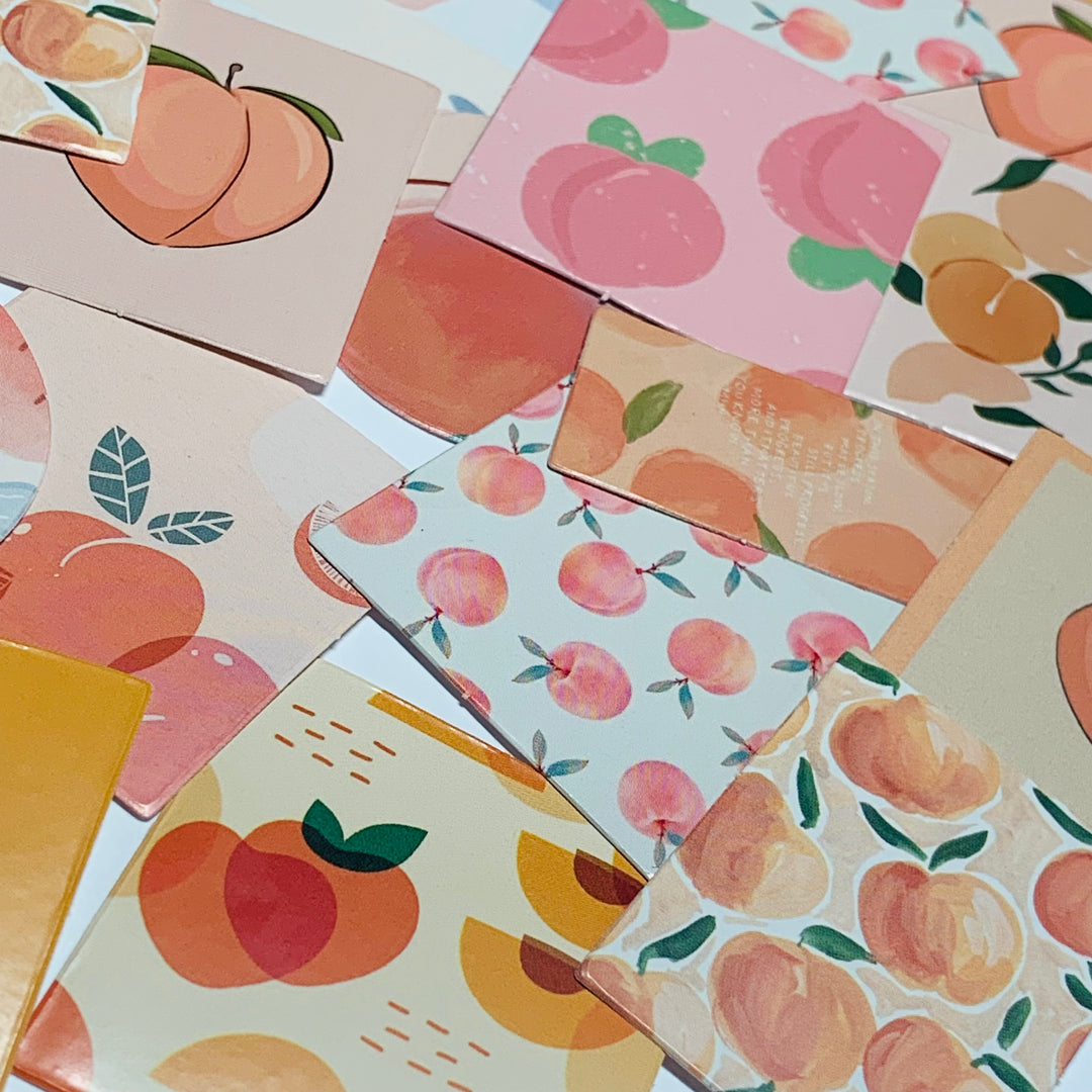 PEACHES And CREAM Peelable Stickers  ~ 45 Pieces ~ 38mm Each