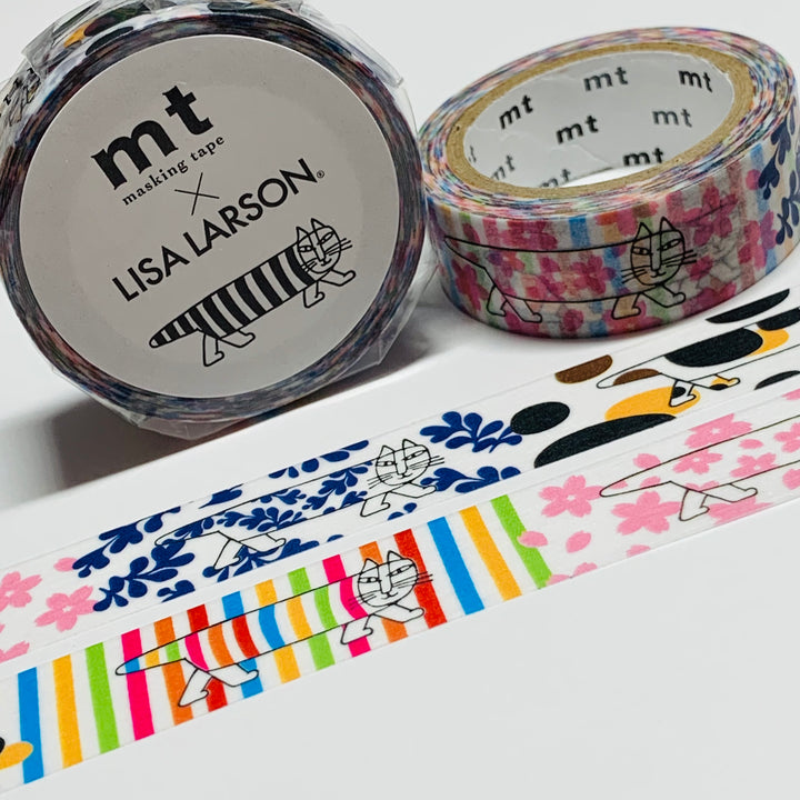 MIKEY PATTERNED CAT By LISA Larson Mt Washi Tape ~ 1 Roll ~ 15mm x 7m (23 Feet)