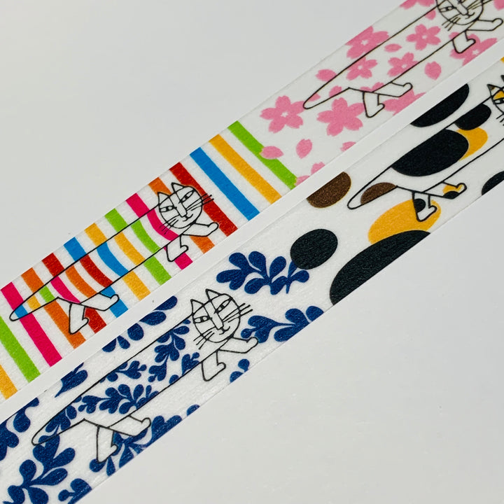 MIKEY PATTERNED CAT By LISA Larson Mt Washi Tape ~ 1 Roll ~ 15mm x 7m (23 Feet)