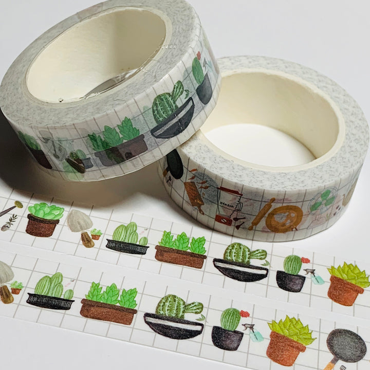 HOMESTEADING & PLANTING TOOLS Washi Tape ~ 1 Roll ~ 15mm x 10m (33 Feet)