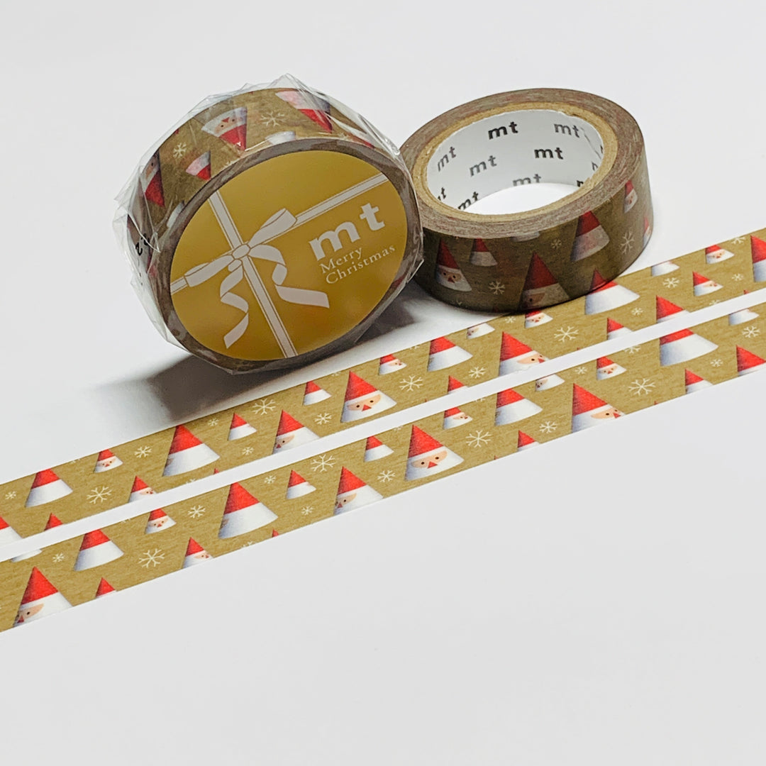 SANTA ORNAMENTS CHRISTMAS MT Washi Tape ~ 1 Roll ~ 15mm x 7m (23 Feet)