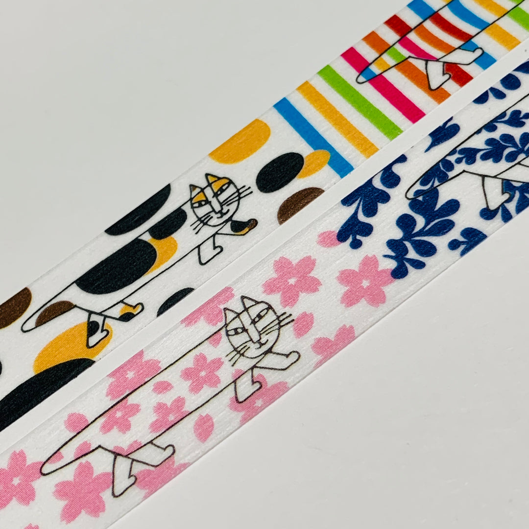 MIKEY PATTERNED CAT By LISA Larson Mt Washi Tape ~ 1 Roll ~ 15mm x 7m (23 Feet)
