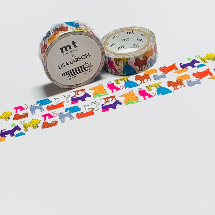 COLORFUL DOGS By LISA Larson MT Washi Tape - 1 Roll